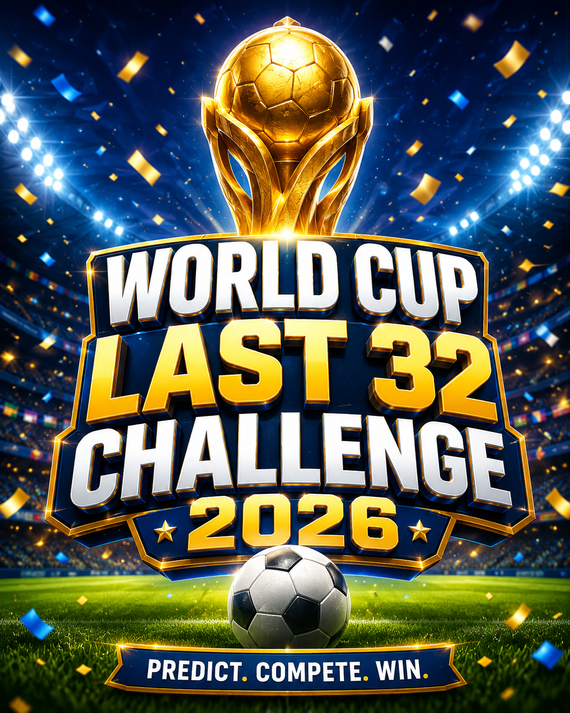World Cup Last 32 Challenge poster